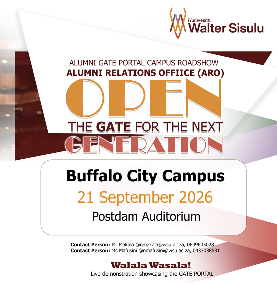 Buffalo City Campus roadshow poster
